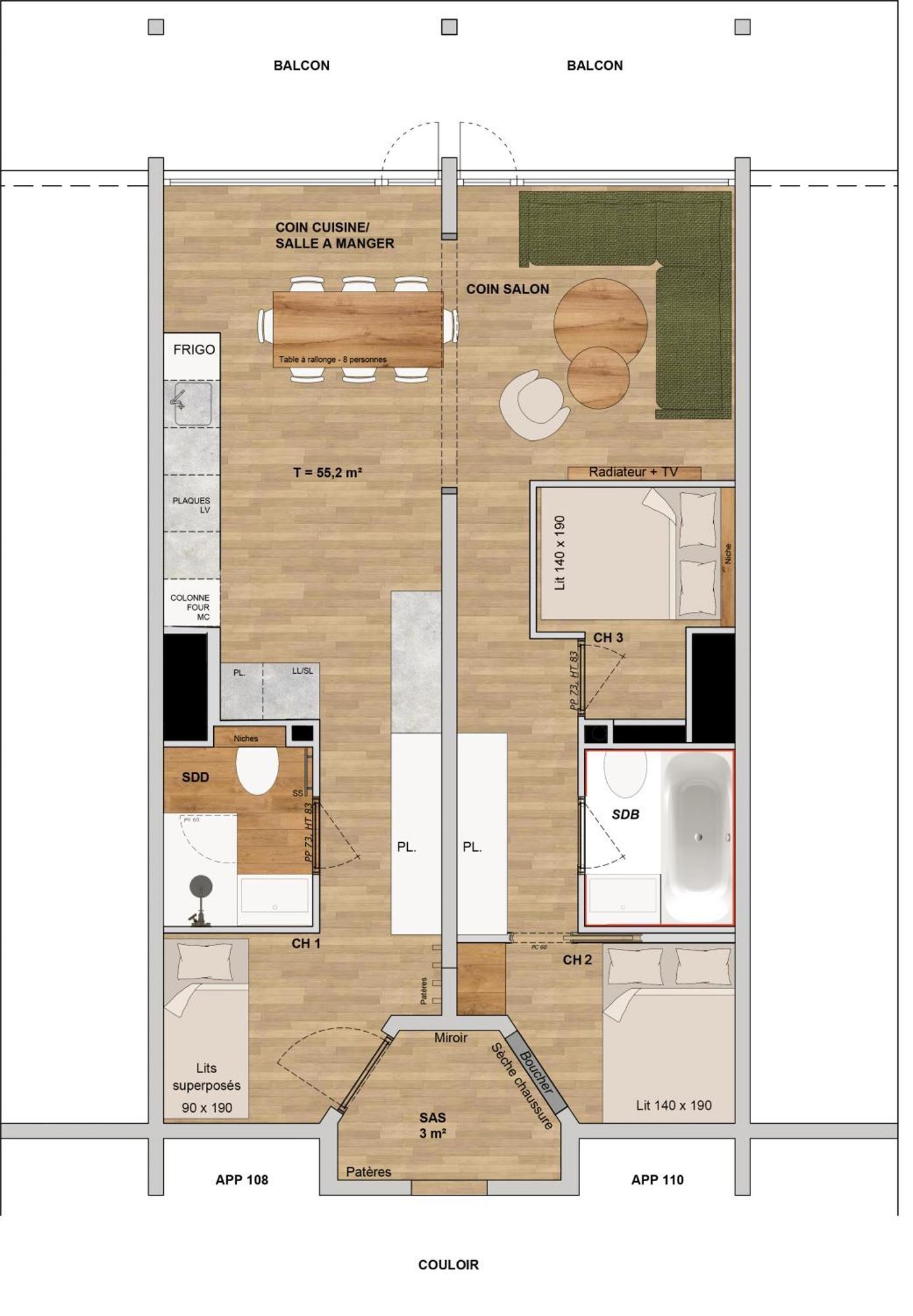 Arc 2000 - Appartement Ou Studio Avec Balcon Et Vue Les Arcs  Zewnętrze zdjęcie